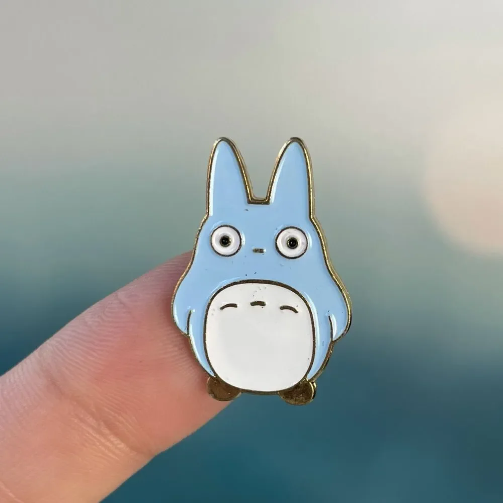 Blue Totoro Enamel Pin/ Brooch Lapel